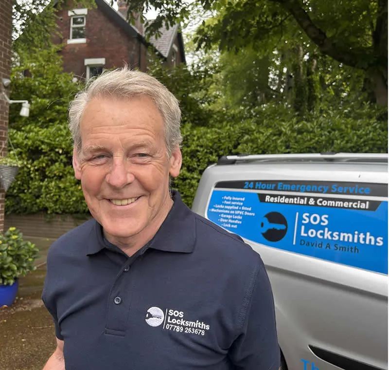 David A Smith Proprietor of SOS Locksmiths Bolton