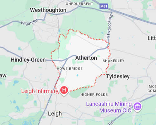 Map of Atherton
