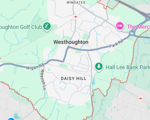 Map of Westhoughton